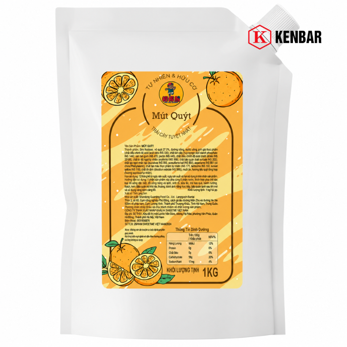 Mứt Quýt Lermao 1KG