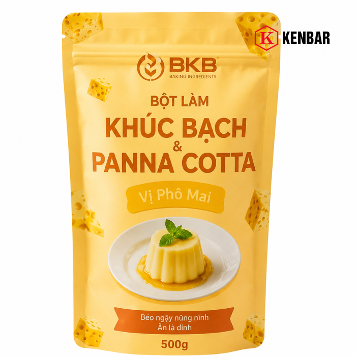 Bột Làm Khúc Bạch - Panna Cotta 500Gr Vị Phô Mai