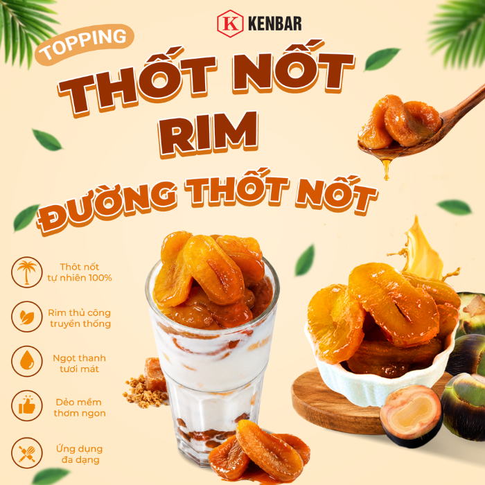 Thốt Nốt Rim Cắt Sẳn 1KG