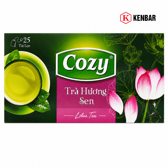 Trà Túi Lọc Cozy Hương Sen (2G x 25 Gói)