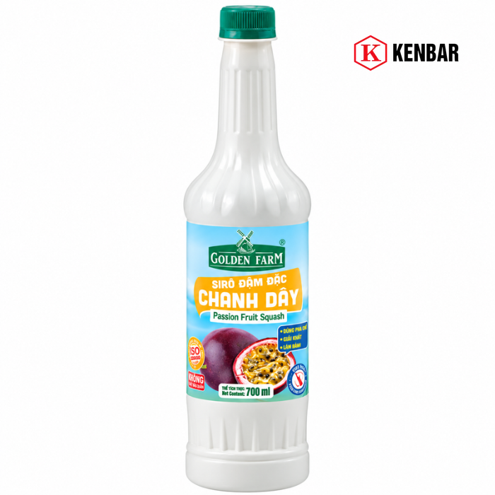 Siro Đậm Đặc Chanh Dây - Golden Farm 700ML
